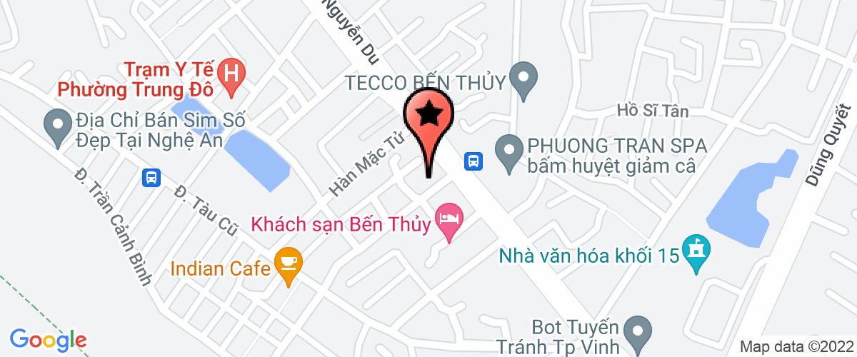 Bản đồ đến địa chỉ Văn Phòng Đại Diện Công Ty TNHH Thương Mại Vinh Châu