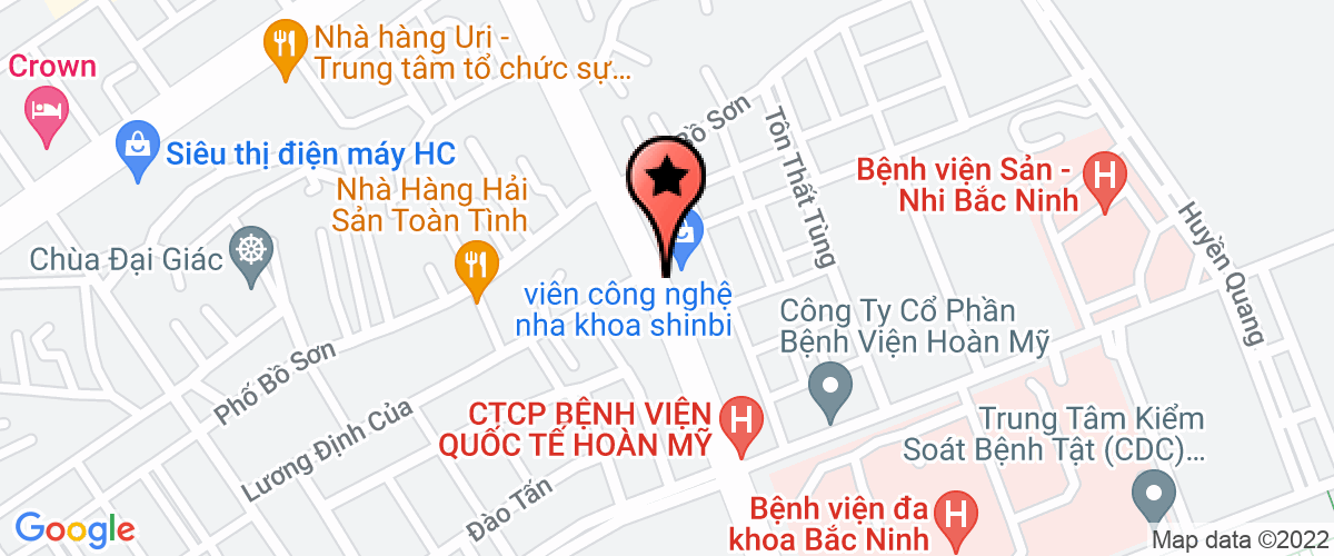 Bản đồ đến địa chỉ Công Ty CP Tổng Hợp Việt Dương