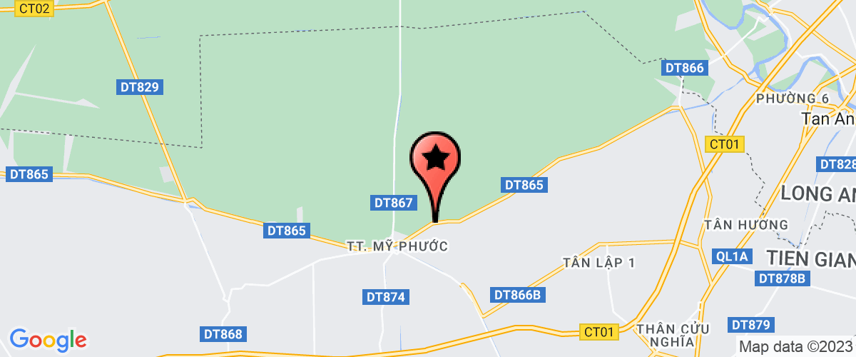 Bản đồ đến địa chỉ Công Ty Trách Nhiệm Hữu Hạn Một Thành Viên Xây Dựng Mỹ Phước