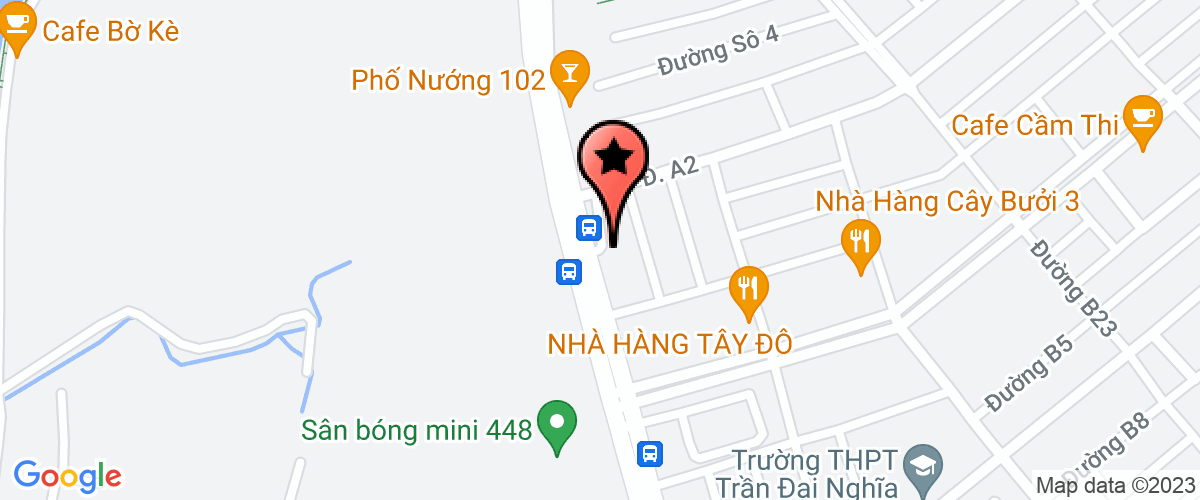 Bản đồ đến địa chỉ Chi Nhánh Cần Thơ Công Ty Cổ Phần Taxi Mekong