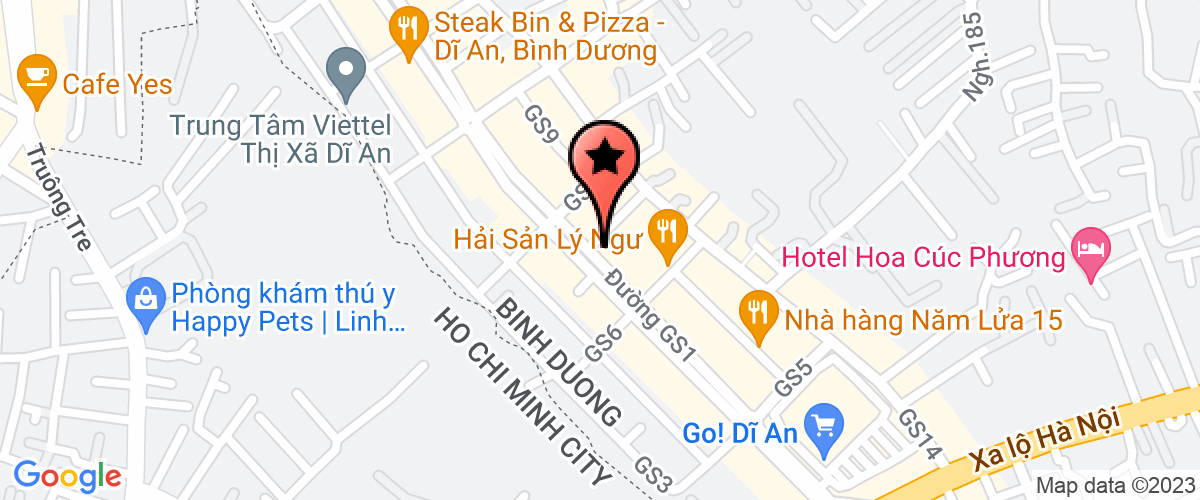 Bản đồ đến địa chỉ Công Ty Cổ Phần Phát Triển Nhân Lực Việt Phát Chi Nhánh Bình Dương