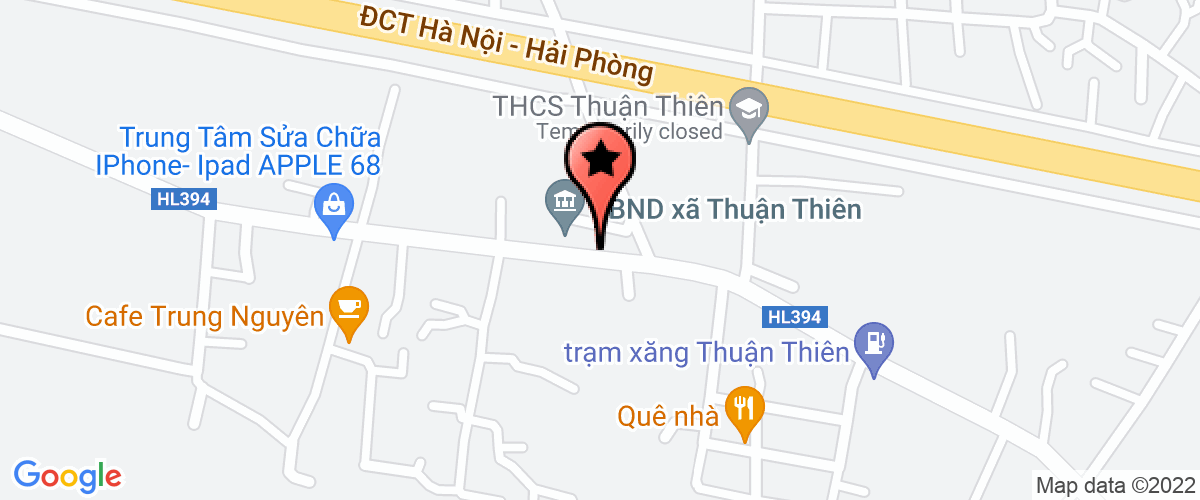 Bản đồ đến địa chỉ Công Ty TNHH Thương Mại Và Xây Dựng Thuận Thiên