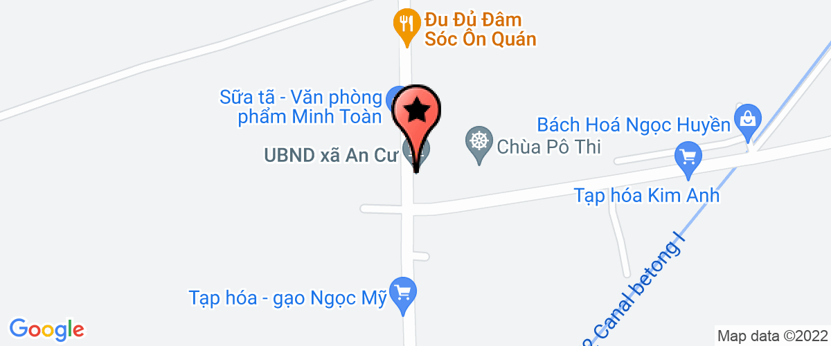 Bản đồ đến địa chỉ UBND xã An Cư