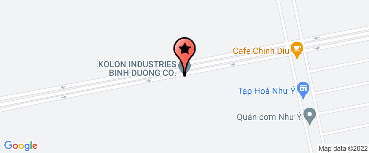 Bản đồ đến địa chỉ Công Ty TNHH Công Nghiệp Kolon Bình Dương