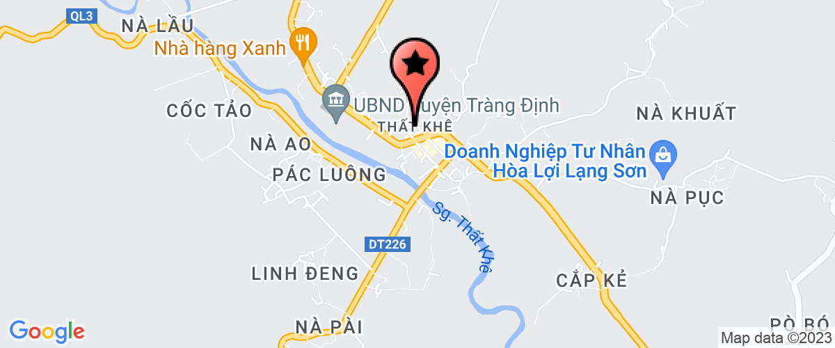 Bản đồ đến địa chỉ Hạt kiểm lâm Huyện Tràng Định