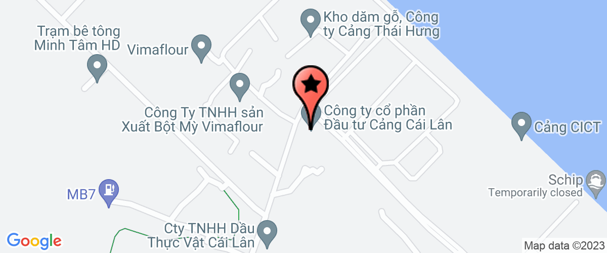 Bản đồ đến địa chỉ Công Ty Chế Biến Và Xuất Nhập Khẩu Dăm Mảnh - Tổng Công Ty Giấy Việt Nam - Công Ty TNHH