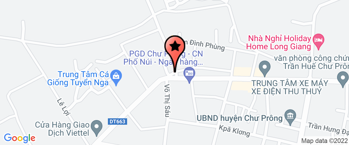 Bản đồ đến địa chỉ Công Ty Trách Nhiệm Hữu Hạn Thông Tin N&a Gia Lai