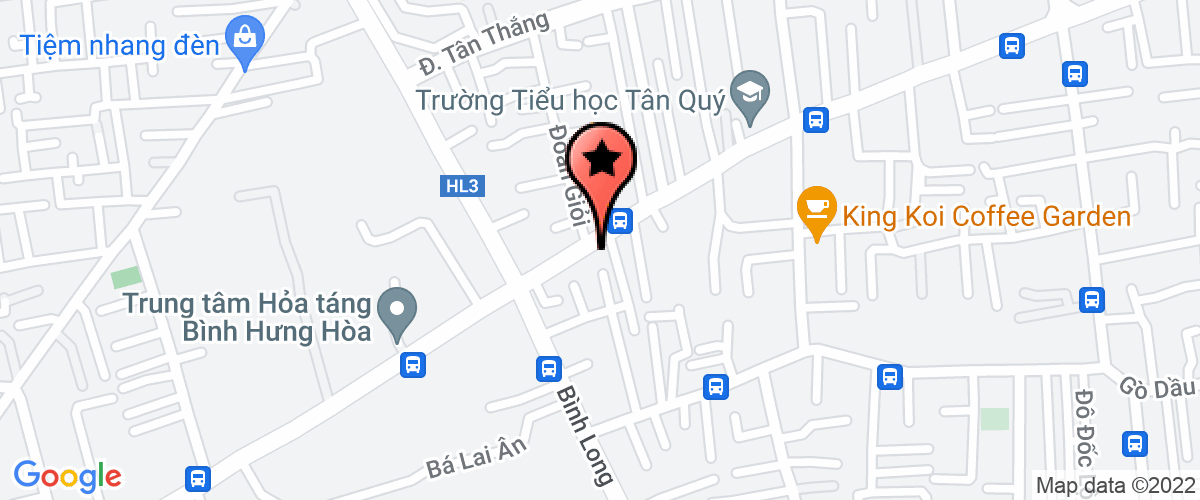 Bản đồ đến địa chỉ Công Ty TNHH Nhôm Kính Song Anh