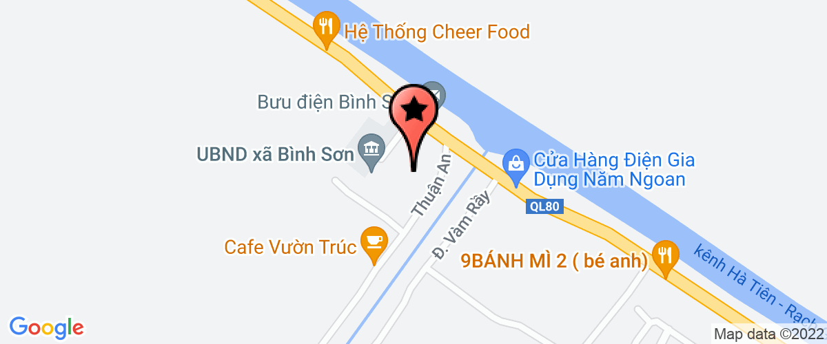 Bản đồ đến địa chỉ Doanh Nghiệp Tư Nhân Vật Tư Nông Nghiệp Thuận Tiến Lộc