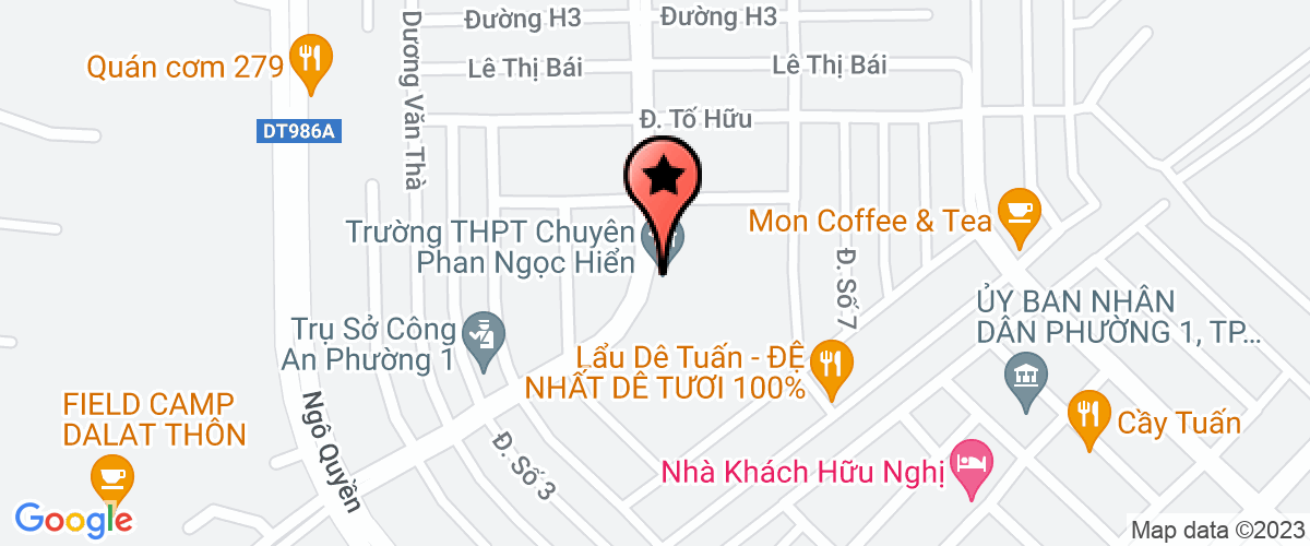 Bản đồ đến địa chỉ Toà án nhân dân tỉnh Cà Mau