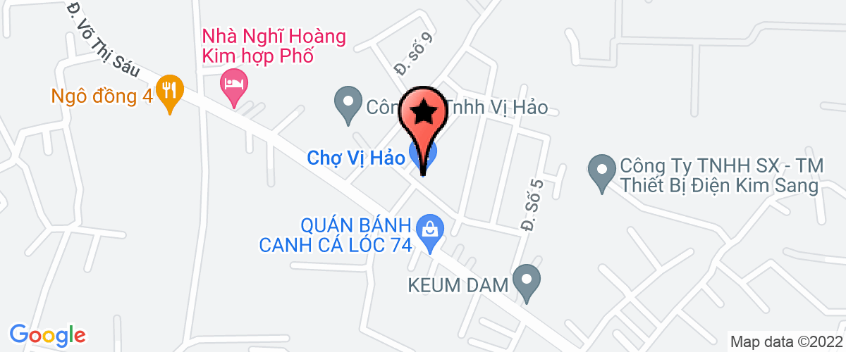 Bản đồ đến địa chỉ Công Ty TNHH Mtv Sản Xuất - Thương Mại - Dịch Vụ Cơ Khí Phan Thanh