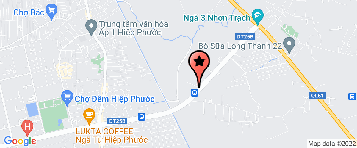 Bản đồ đến địa chỉ Chi Nhánh Công Ty Cổ Phần Công Nghiệp Tung Kuang - Nhơn Trạch