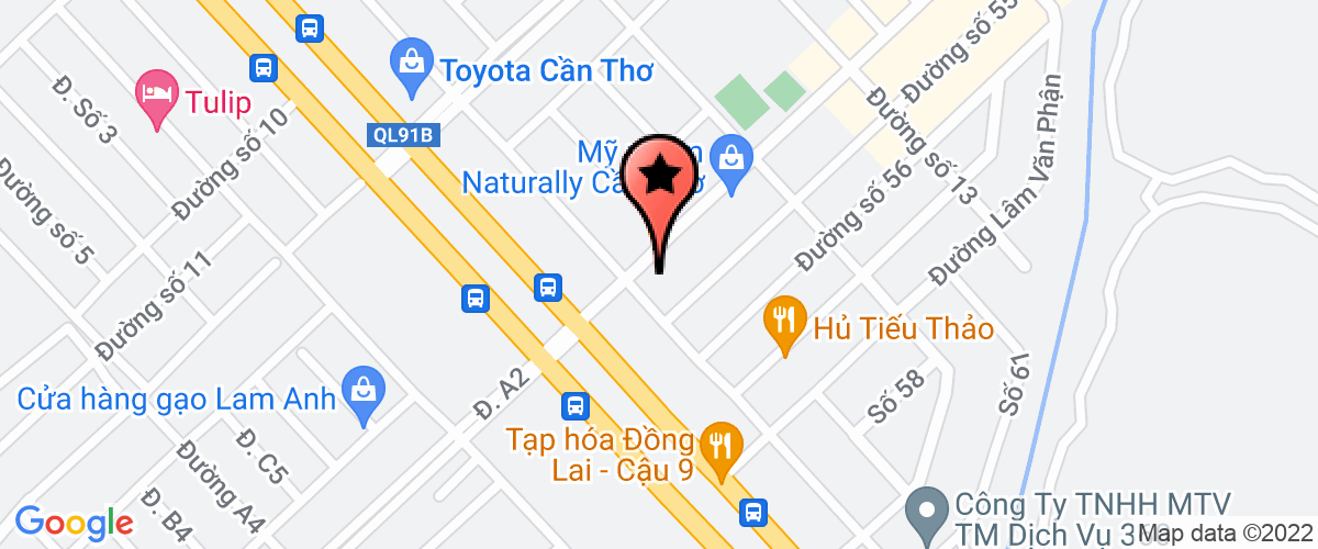 Bản đồ đến địa chỉ Công Ty TNHH C.S