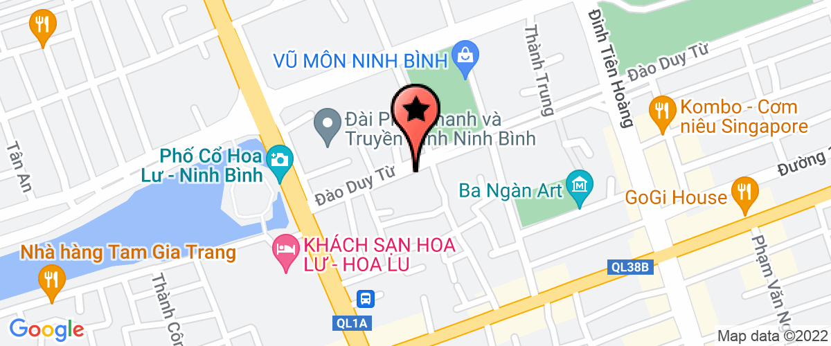 Bản đồ đến địa chỉ Công Ty Cổ Phần Kiến Trúc Và Nội Thất Byzan Ninh Bình
