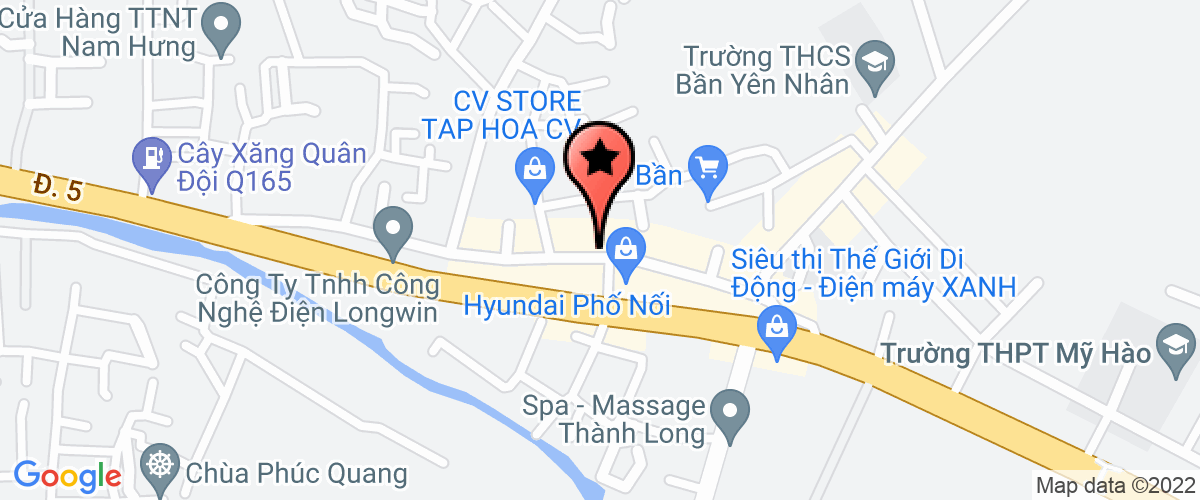 Bản đồ đến địa chỉ Công Ty TNHH  Chính Vân