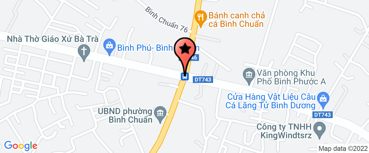 Bản đồ đến địa chỉ Chi Nhánh Công Ty Cổ Phần Đồng Tâm Tại Bình Dương