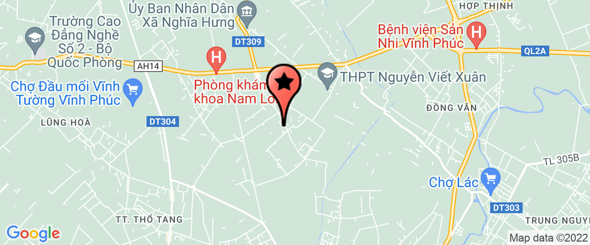 Bản đồ đến địa chỉ Công ty TNHH Nam Hồng