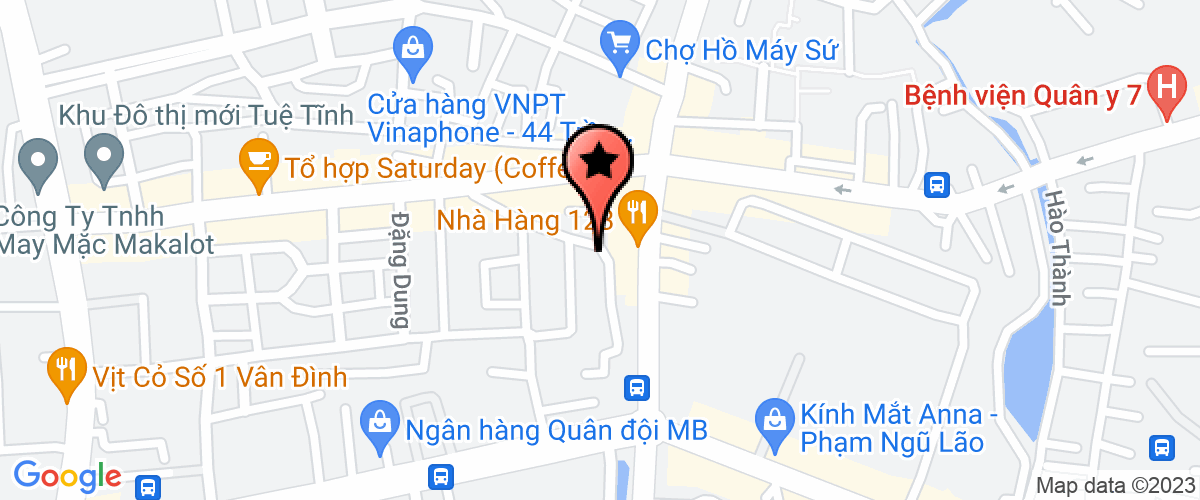 Bản đồ đến địa chỉ Văn Phòng Đại Diện Công Ty TNHH Hoàng Giang Bắc Miền Trung Tại Hải Dương