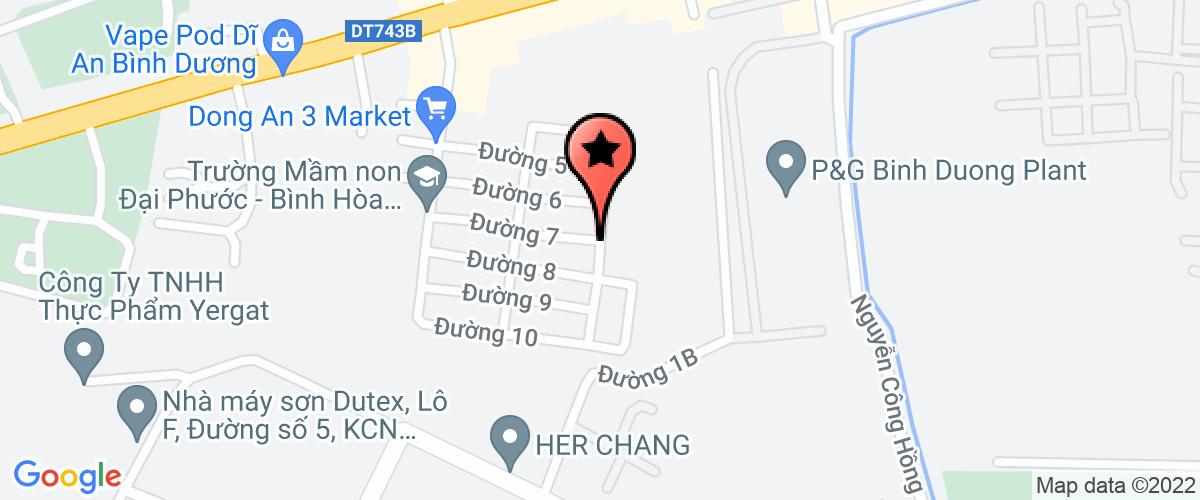 Bản đồ đến địa chỉ Chi Nhánh Công ty TNHH GOSHU KOHSAN VN (Nộp hộ nhà thầu nước ngoài)