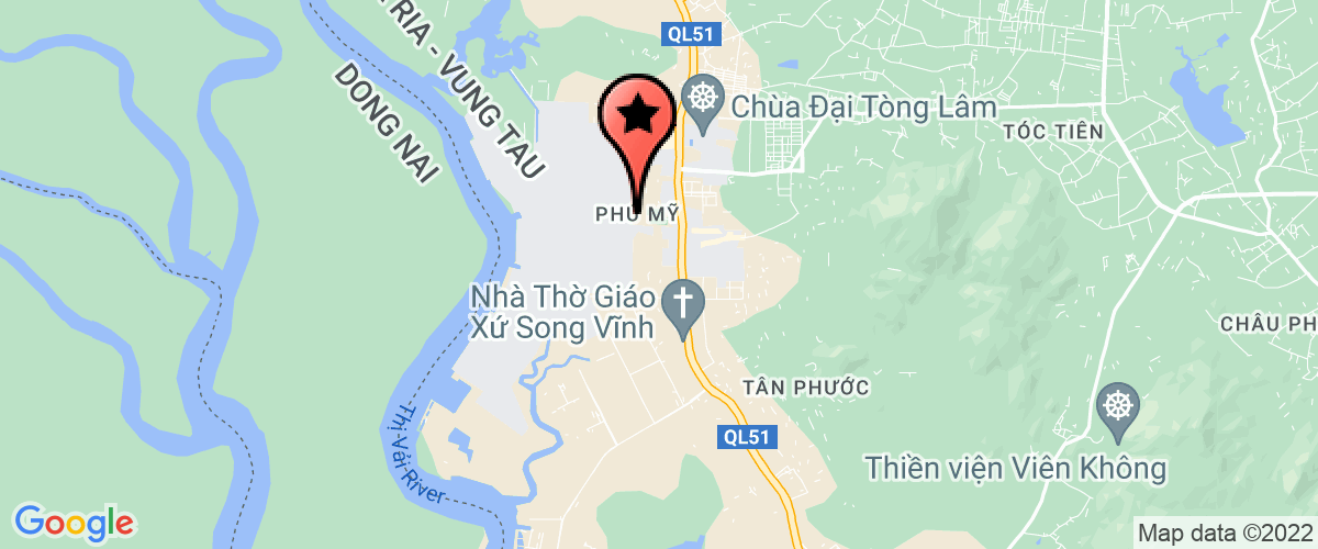 Bản đồ đến địa chỉ Công Ty TNHH Thương Mại Xây Dựng Và Dịch Vụ Hoàng Dung
