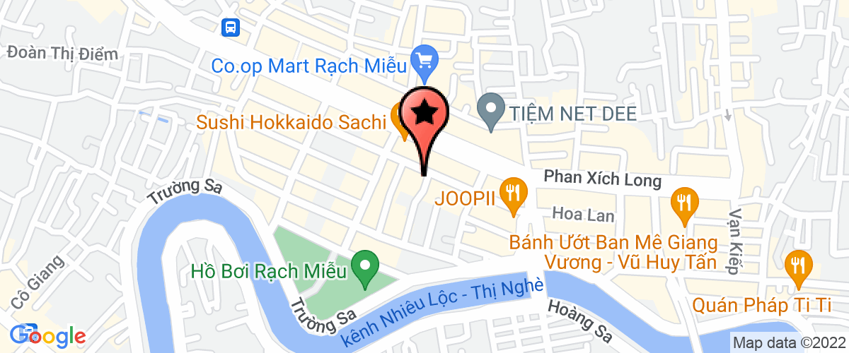 Bản đồ đến địa chỉ Công Ty TNHH Thiết Kế Kiến Trúc- Nội Thất Tt-Home