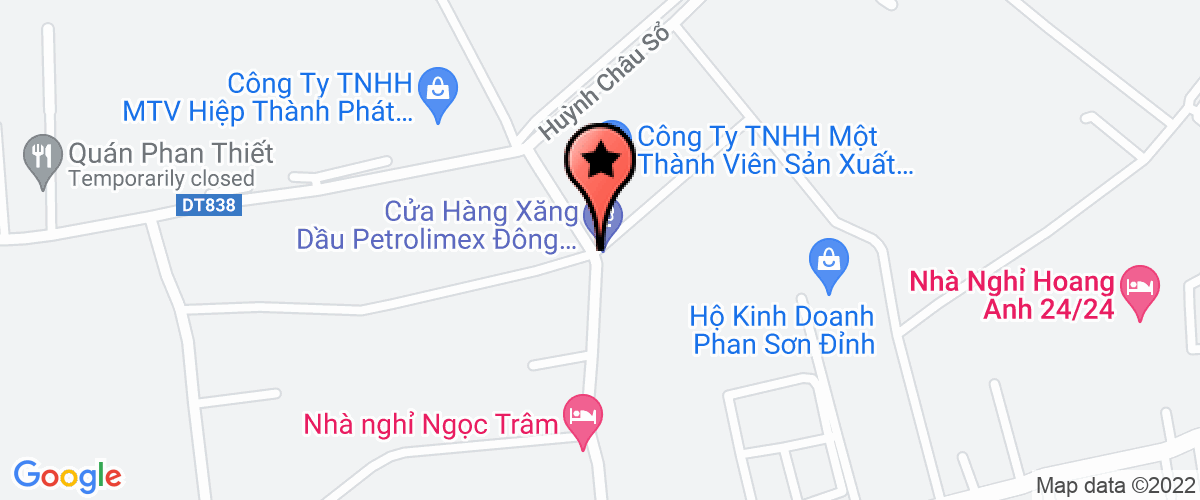 Bản đồ đến địa chỉ Công Ty TNHH Tài Hữu Phong