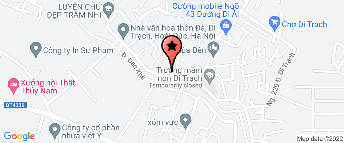 Bản đồ đến địa chỉ Văn Phòng Đại Diện - Công Ty TNHH   Một Thành Viên Sản Xuất Thương Mại  Hk Tại Hà Nội