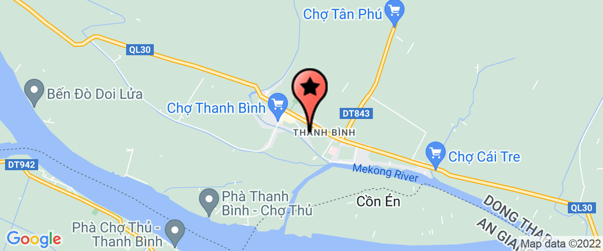 Bản đồ đến địa chỉ Công Ty TNHH Hana Mêkông