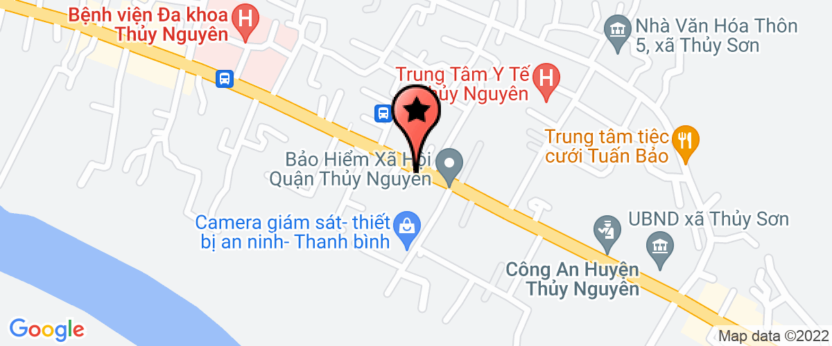 Bản đồ đến địa chỉ Trung tâm thương mại và kinh doanh lương thực Thuỷ Nguyên