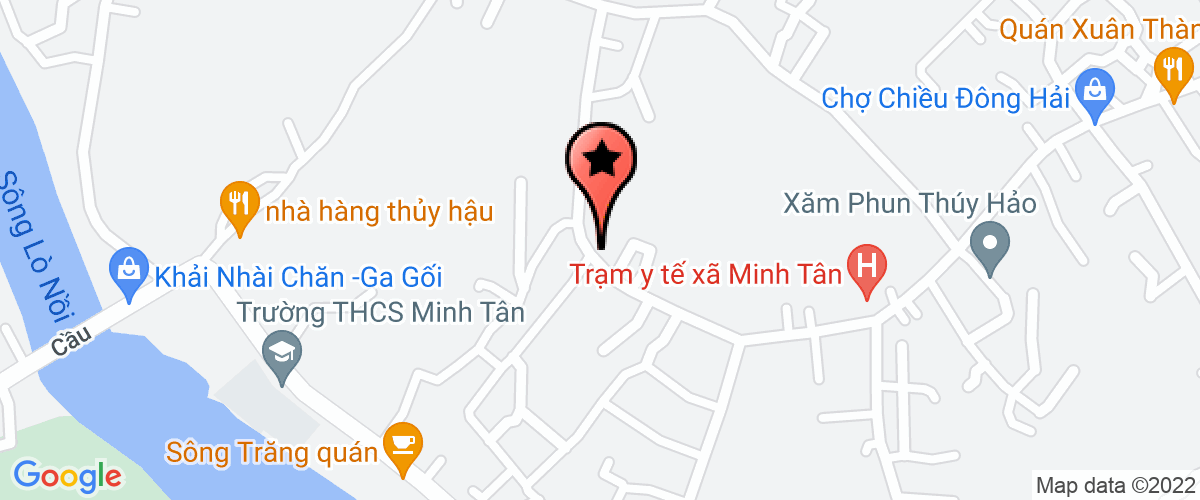 Bản đồ đến địa chỉ ủy ban nhân dân xã Minh Tân