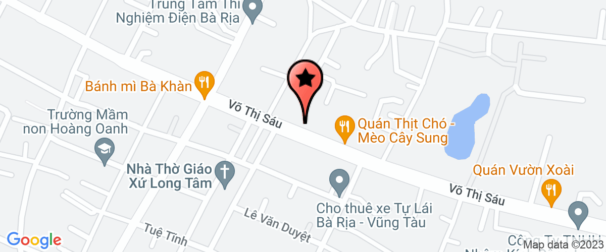 Bản đồ đến địa chỉ Văn Phòng Đại Diện Công Ty Trách Nhiệm Hữu Hạn Công Nghệ Cao Địa Chất - Địa Vật Lý Ứng Dụng
