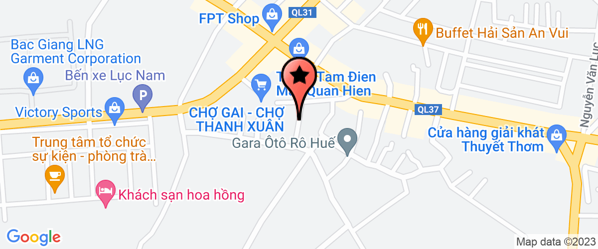 Bản đồ đến địa chỉ Chi Nhánh Công Ty Cổ Phần Dược Phẩm Bắc Giang Tại Lục Nam