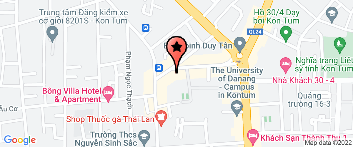 Bản đồ đến địa chỉ Công Ty TNHH Vật Tư Nông Nghiệp Diệu Trang Kon Tum