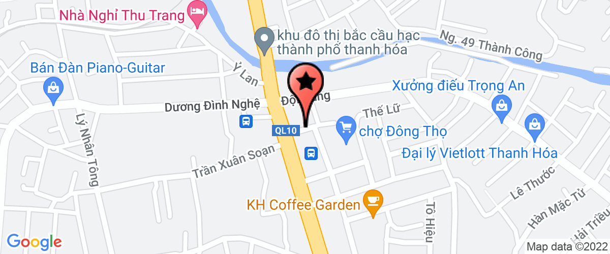 Bản đồ đến địa chỉ Công Ty TNHH Tư Vấấn, Thiết Kế Và Dịch Vụ Nghề Cá Thanh Hóa