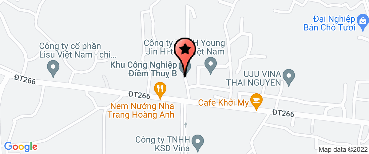 Bản đồ đến địa chỉ Công ty liên doanh Kim Loại Mầu Việt Bắc