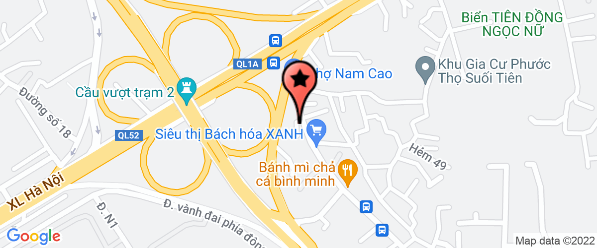 Bản đồ đến địa chỉ Công Ty TNHH Sản Xuất Thương Mại Dịch Vụ Nhật Quang Long