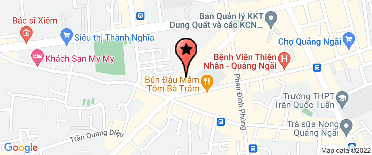 Bản đồ đến địa chỉ Công Ty TNHH Một Thành Viên Hoá Minh Quảng Ngãi