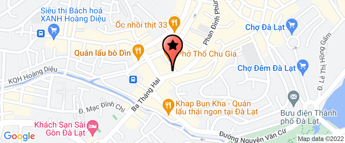 Bản đồ đến địa chỉ Công Ty TNHH Kim Thanh Xuân Đà Lạt