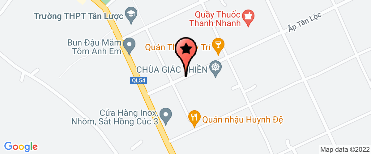 Bản đồ đến địa chỉ Tiệm Vàng Thanh Hồng (Dntn)