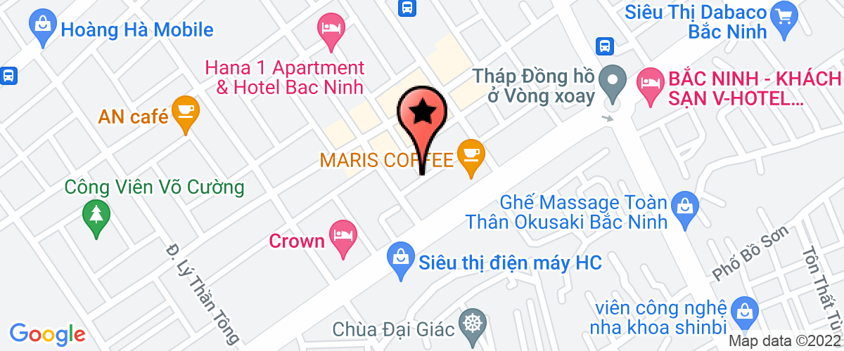 Bản đồ đến địa chỉ Công Ty TNHH Bon Juk Bắc Ninh