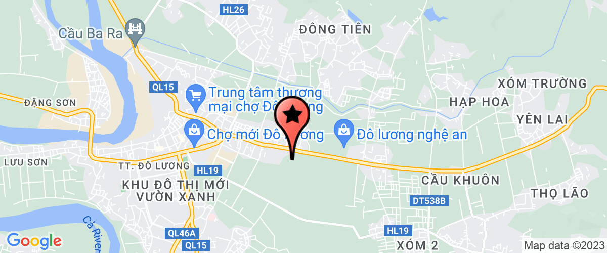 Bản đồ đến địa chỉ Xí nghiệp Thuỷ Lợi Đô Lương