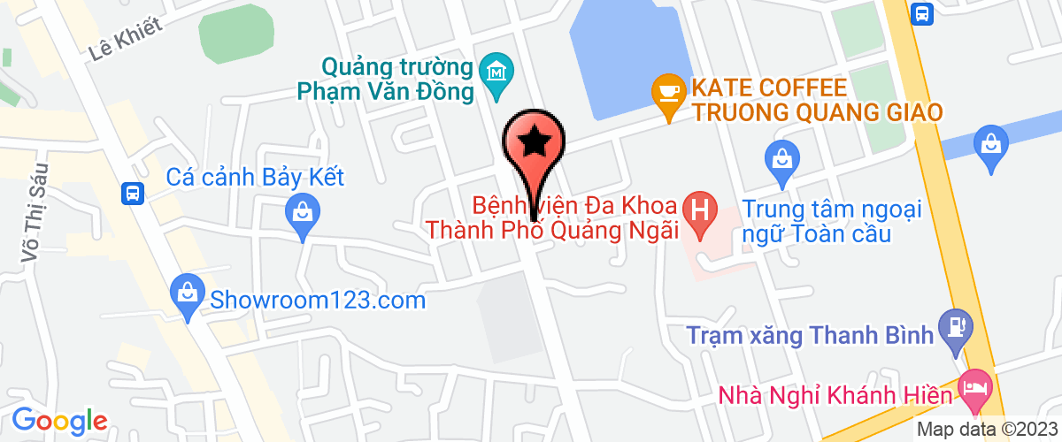 Bản đồ đến địa chỉ Chi Nhánh Công Ty TNHH Tư Vấn Thiết Kế Và Xây Dựng Kiến Việt Hoa - Tại Quảng Ngãi