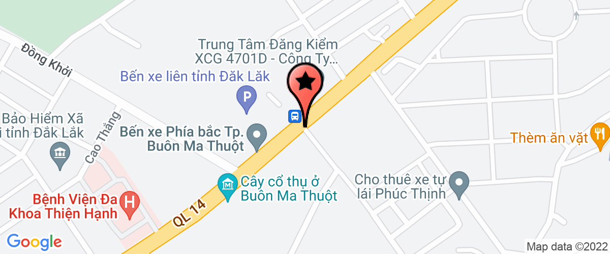 Bản đồ đến địa chỉ Công Ty TNHH Một Thành Viên Mai Linh Đắk Lắk