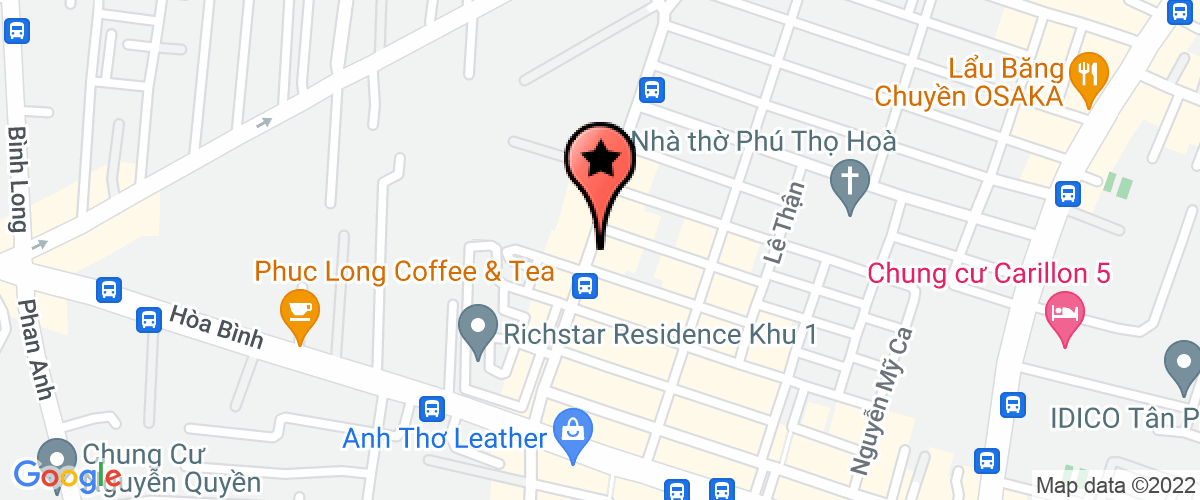 Bản đồ đến địa chỉ Văn Phòng Luật Sư Tiến Luật