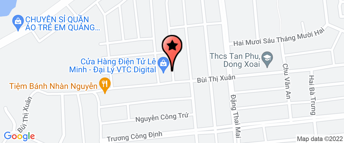 Bản đồ đến địa chỉ Công Ty Cổ Phần Đầu Tư Và Phát Triển Bê Tông Huỳnh Thy Bình Phước