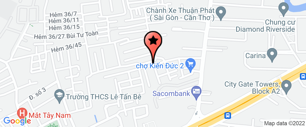 Bản đồ đến địa chỉ Công Ty TNHH Sản Xuất Thương Mại Thịnh Phong Phát