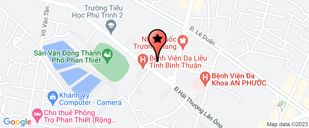 Bản đồ đến địa chỉ Trung Tâm Truyền Thông Giáo Dục Sức Khỏe Tỉnh Bình Thuận
