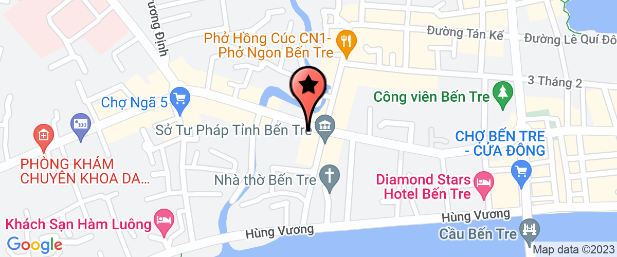 Bản đồ đến địa chỉ Ngân Hàng Thương Mại Trách Nhiệm Hữu Hạn Một Thành Viên Xây Dựng Việt Nam - Chi Nhánh Bến Tre (Đổi T