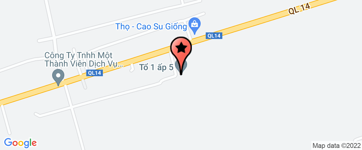 Bản đồ đến địa chỉ Chi Nhánh Công Ty Cổ Phần Công Nghiệp Cao Su Quảng Nam Tại Bình Phước
