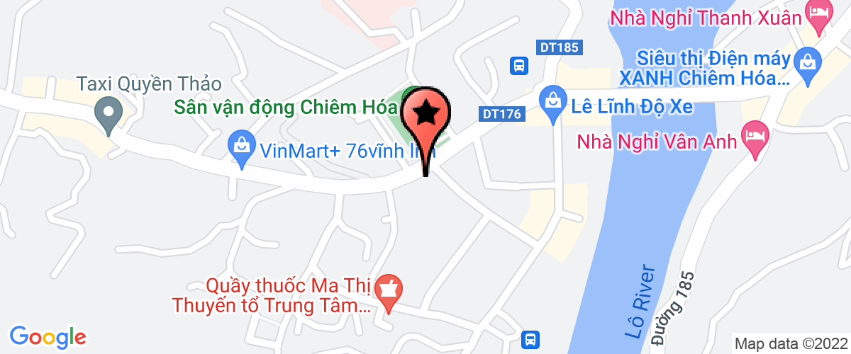 Bản đồ đến địa chỉ Trung tâm bồi dưỡng chính trị huyện Chiêm Hoá